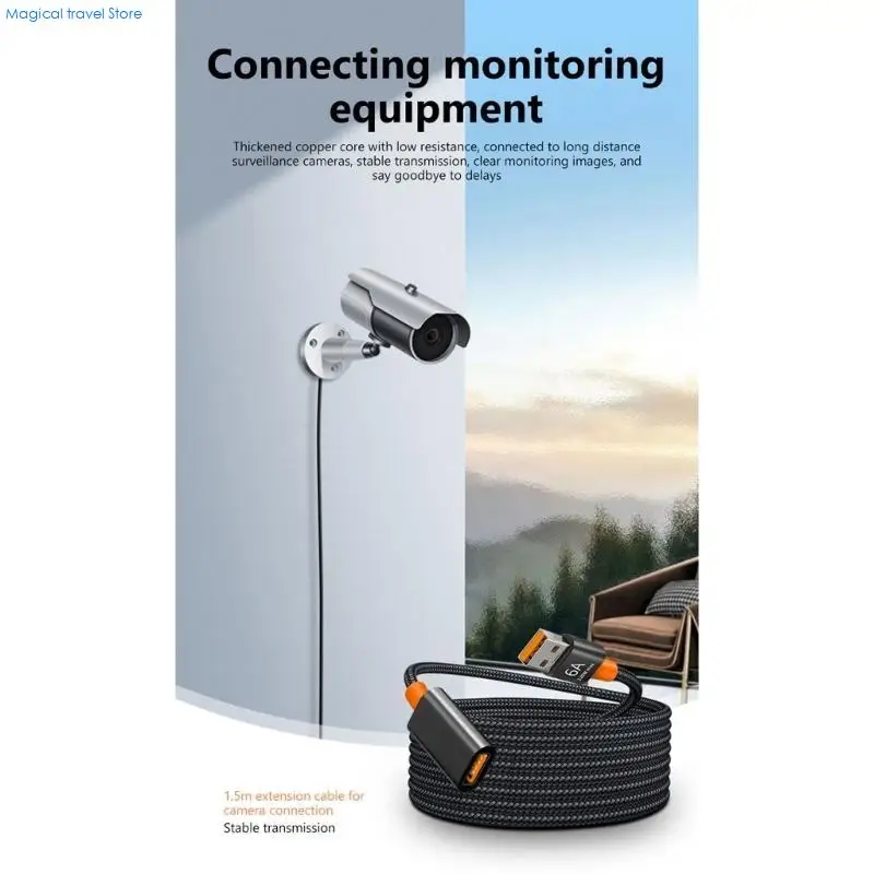 N2UB 150cm USB Extender, USB Extension Cable Male to Female High-Speed Data Cable