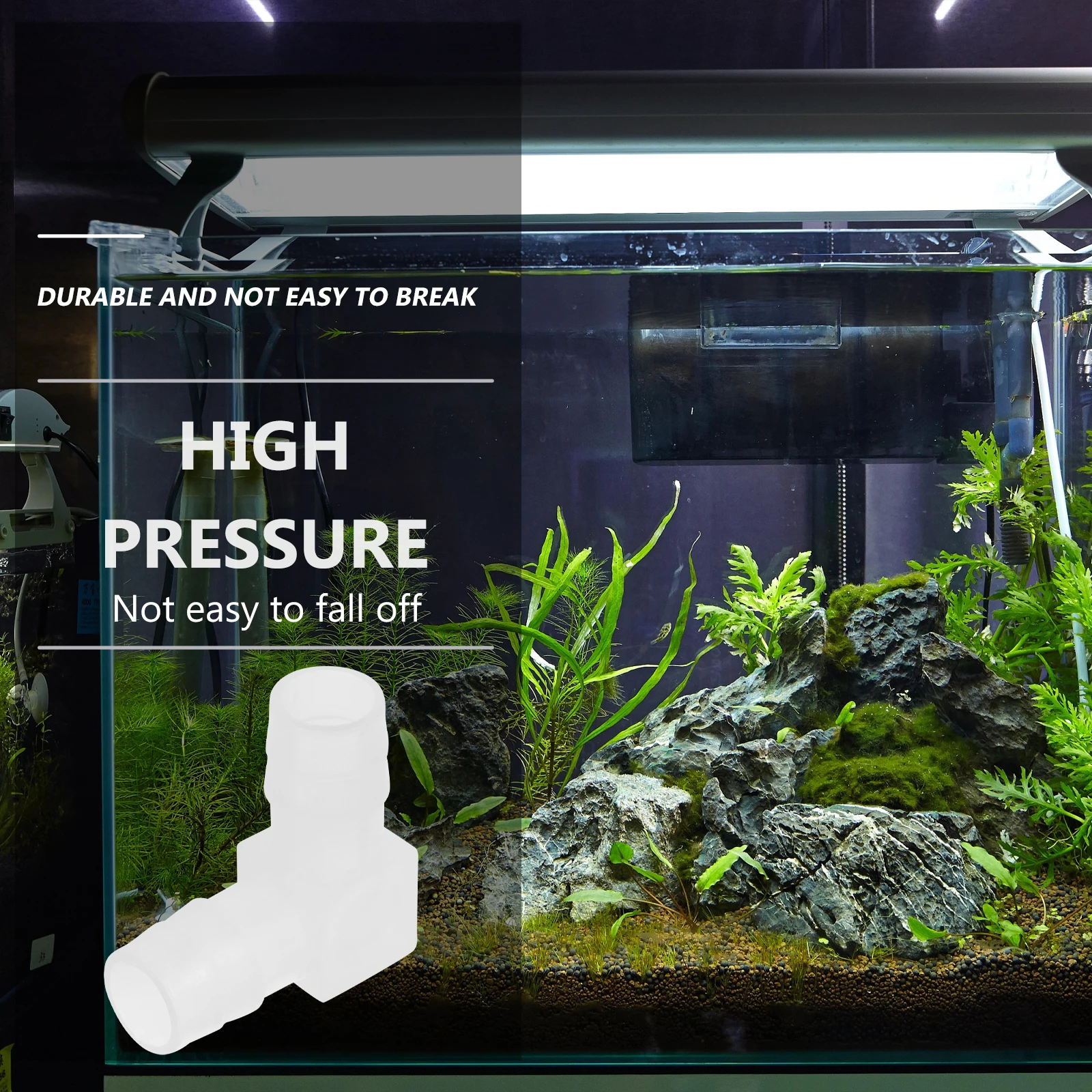 

10Pcs 90 Degree PP Elbow Connectors Aquarium Pipe Coupling Fittings Replacement Hose Joint for Fish Tank Tubing Aquarium