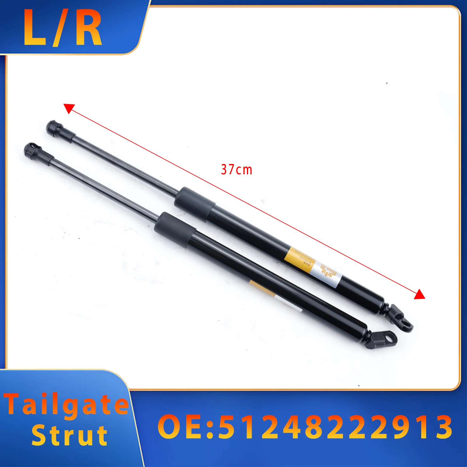 2PCS Tailgate Gas Spring Strut For BMW 520d 520i 523i 525d 525i 525td 525tds 528i 530d 530i 535i 540i M5 1995-2004 51248222913