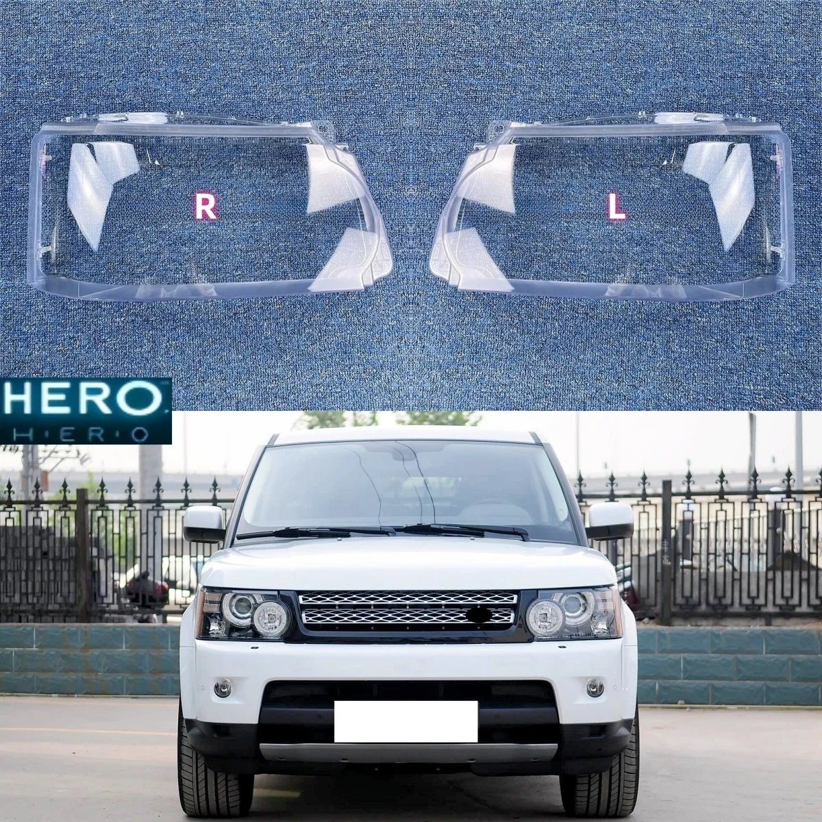 

For Land Rover Range Rover Sport Edition 2010 2011 2012 2013 Car Front Headlight Cover Headlamp Lampshade Shell Caps accessories