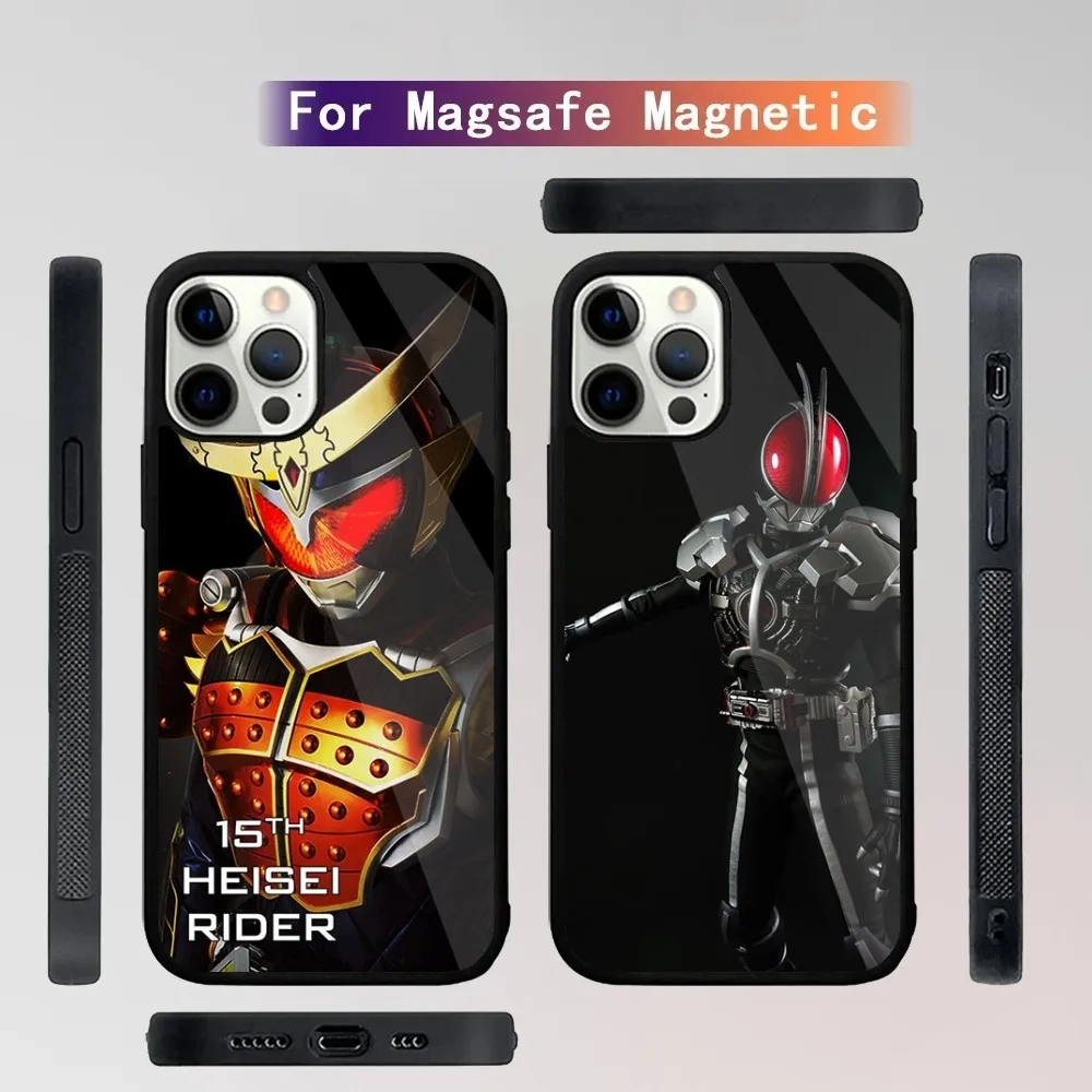 M-Masked R-Rider Kamen Rider Phone Case For iPhone 15,14,13,12,11,Plus,Pro,Max Mini Magsafe Magnetic Wireless Charging