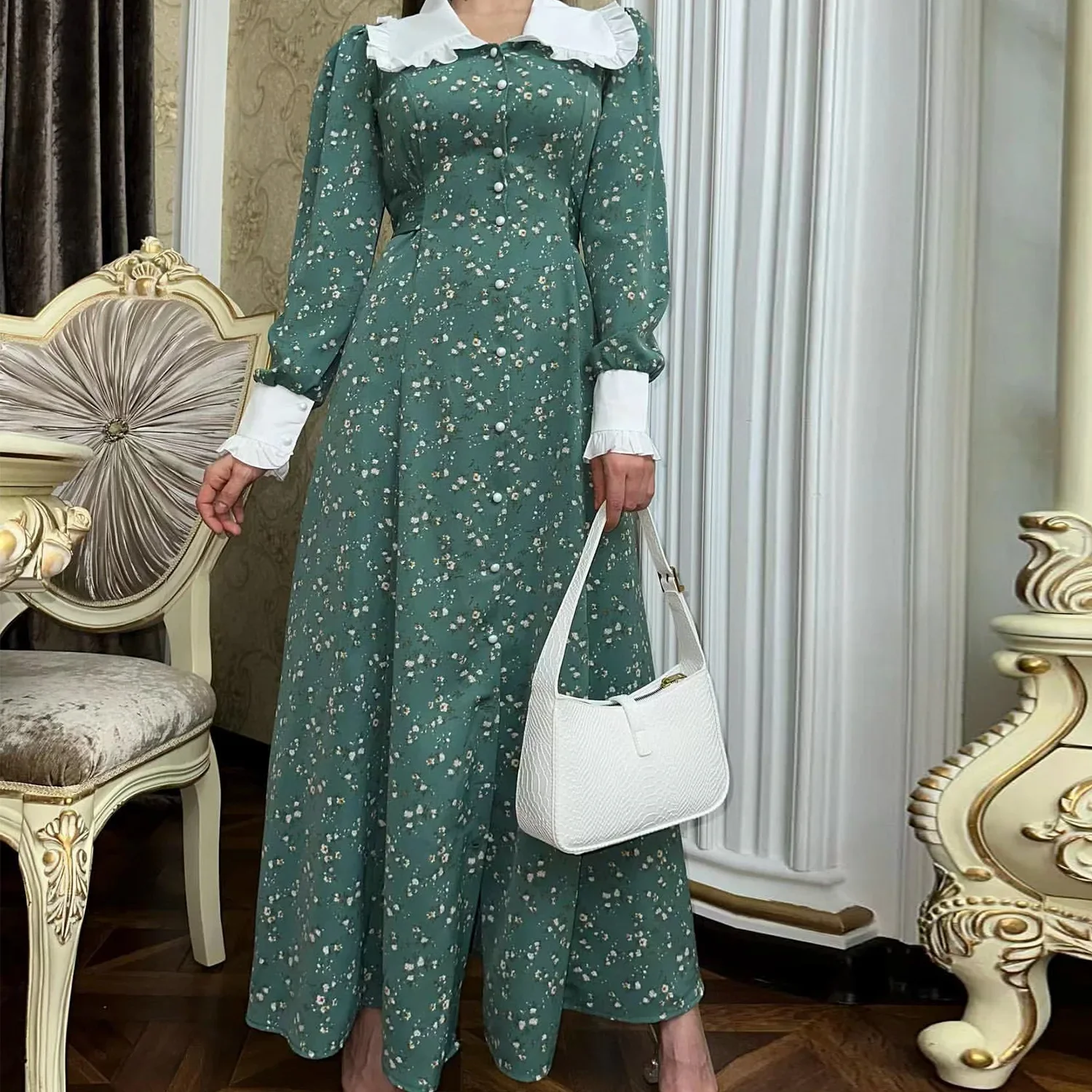 

Ladies Elegant Abaya Dubai Luxury 2025 Palestine Muslim Modest Kaftan Dress Abayas For Women Kebaya Caftan Robe Femme Vestidos