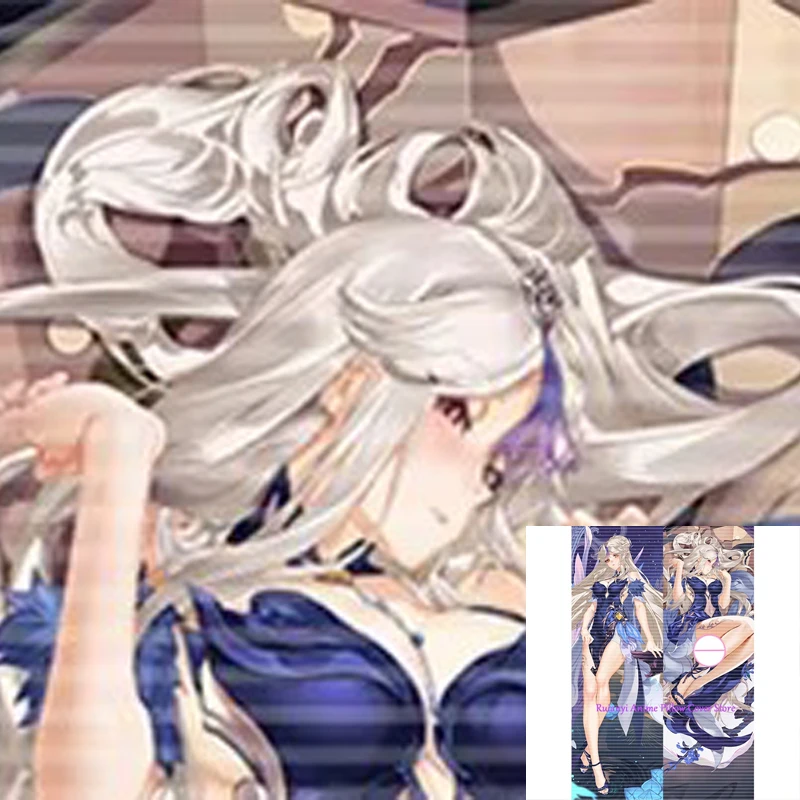 

Dakimakura Anime Ningguang Double-sided Pillow Cover Print Life-size body pillows cover Adult pillowcase 2024