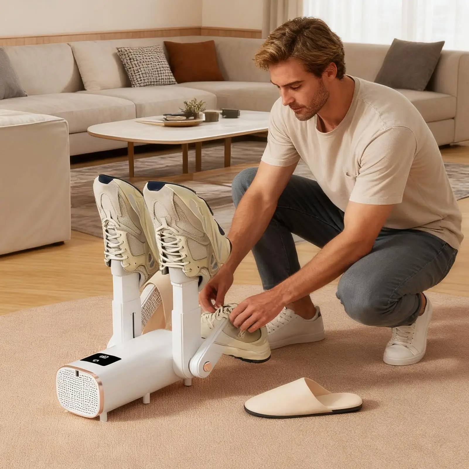 

Boot Dryer And Deodorizer 4 Drying Ports Odor Eliminator Warmer Electric Deodorizer Warmer For Home Travel Shoe Sneaker Glove