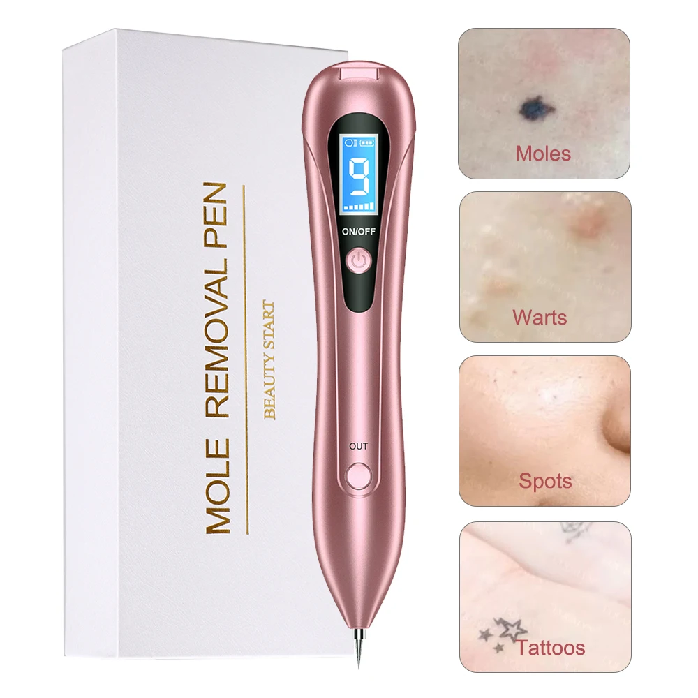 Skin Tag Remover Pen Dark Spot Remover Mole Tattoo Removal Laser Plasma Pen Machine Beauty Care Flat Blemish Pimples Removal Pen