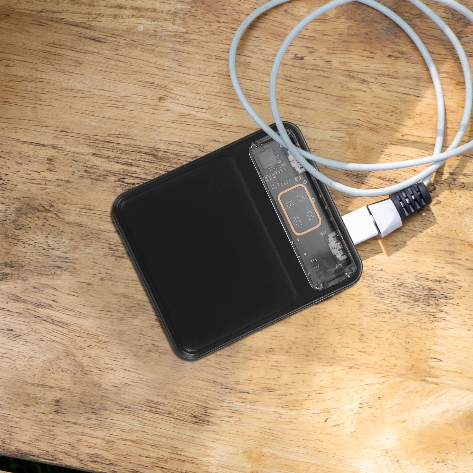 

Power Bank Case Hidden Storage Container for Money Coin Jewelry Safe Portable Diversion Box Travel Item Plastic Department