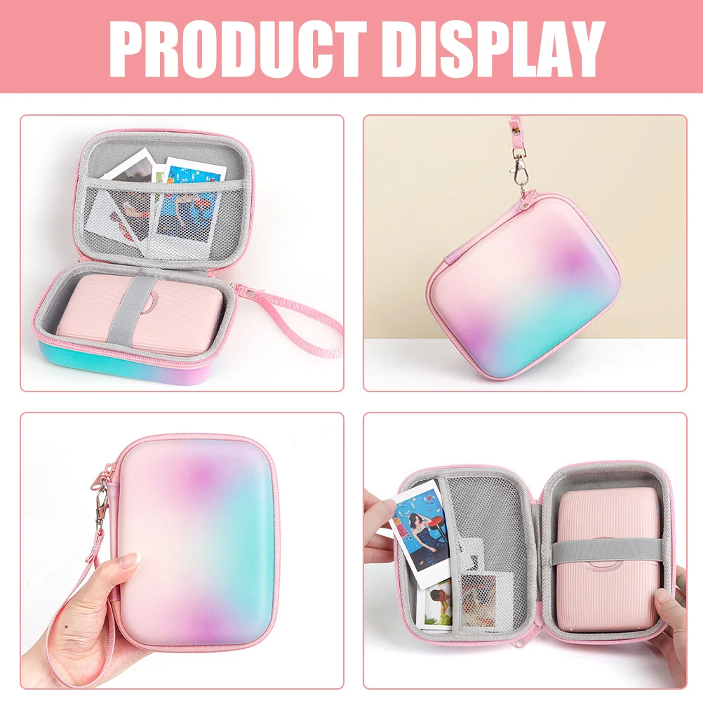 

Printer Storage Bag Portable Colorful Multi-Layer Organizer Case Anti-Shock Electronics Organizer Travel Compatible