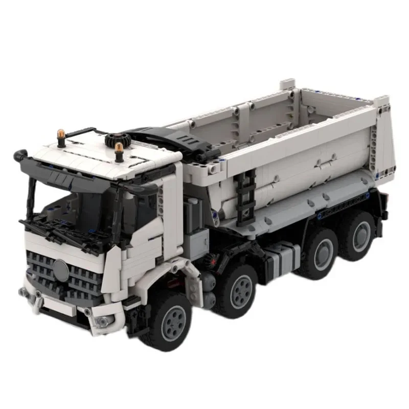 Building block MOC-133015 car model 8x4 dump truck adult and children's puzzle education birthday Christmas toy gift ornaments