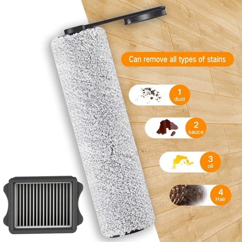 交換用メインローラーブラシ,s5コンボ,コードレス掃除機アクセサリー,ウェットおよびドライ掃除機用のhepaフィルター付き