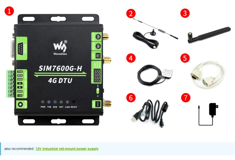 Variant: SIM7600G-H 4G DTU