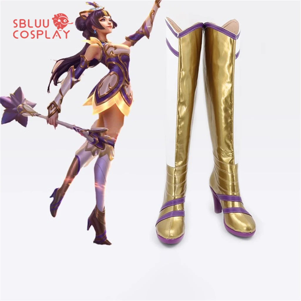 

SBluuCosplay LOL Luxanna Cosplay Shoes Custom Made Boots