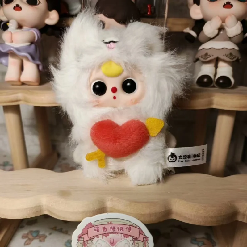 В наличии Baby Three Cupid Виниловая слепая коробка для лица Симпатичные игрушки Сумка Очарование Подарки для девочек Коллекционная фигурка Прекрасный Бог любви Маленькая кукла