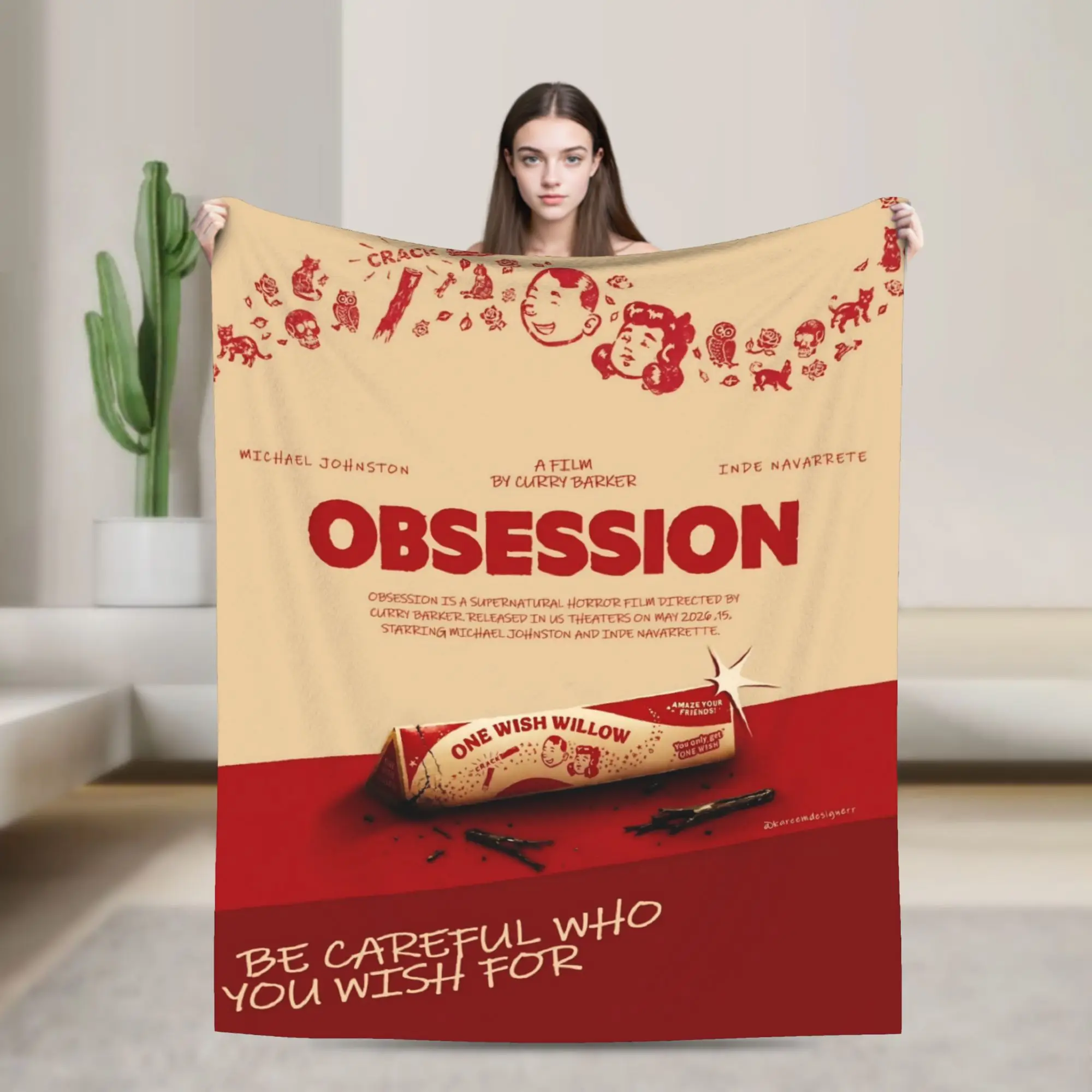 Nikki Obsession  Blanket Coral Fleece Plush  Relax Super Soft Throw Blankets for Bedroom Rug Piece