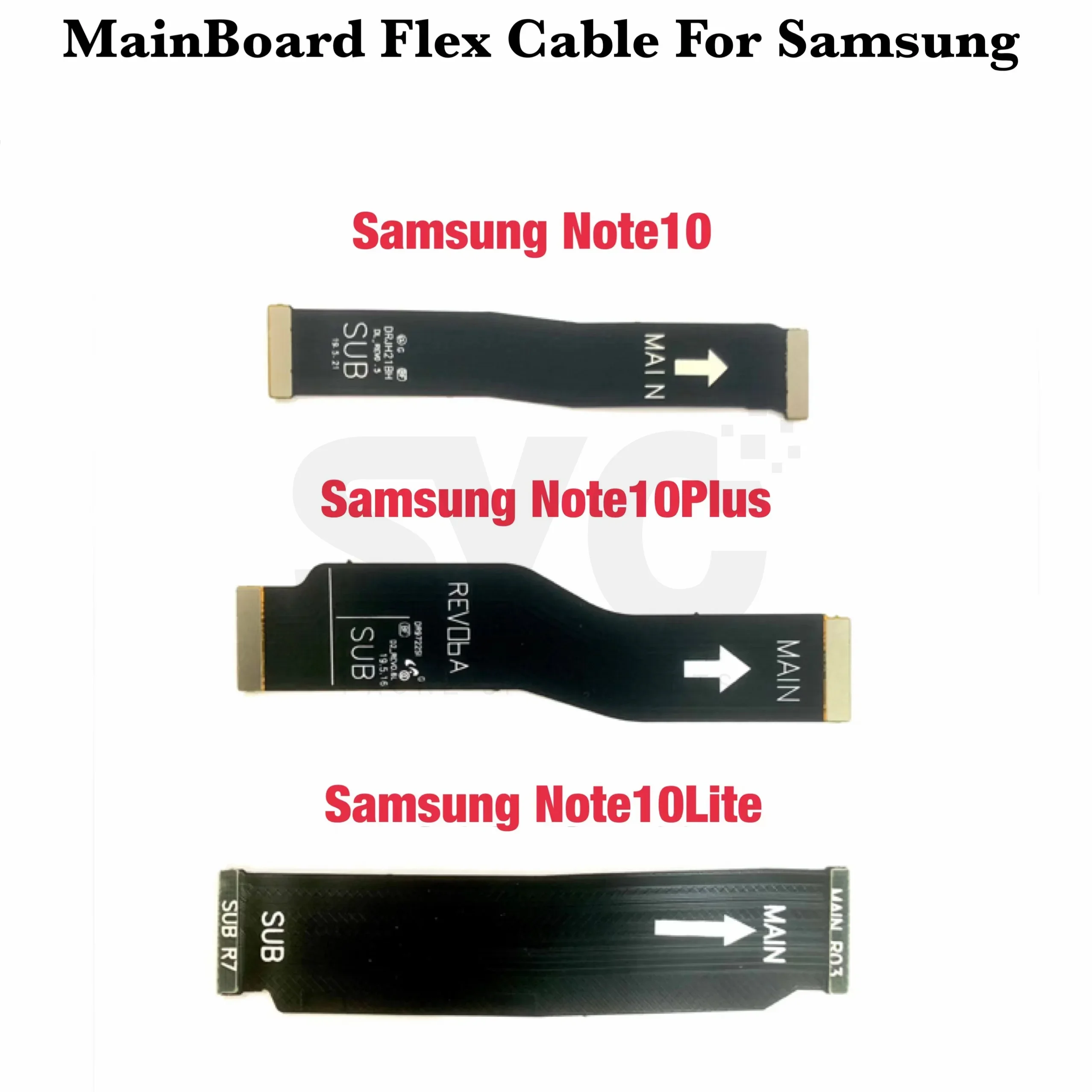 SYC Main Board Motherboard LCD Flex Cable For Samsung Note 10 Lite Note 10 Plus N970 N975 N976 N770