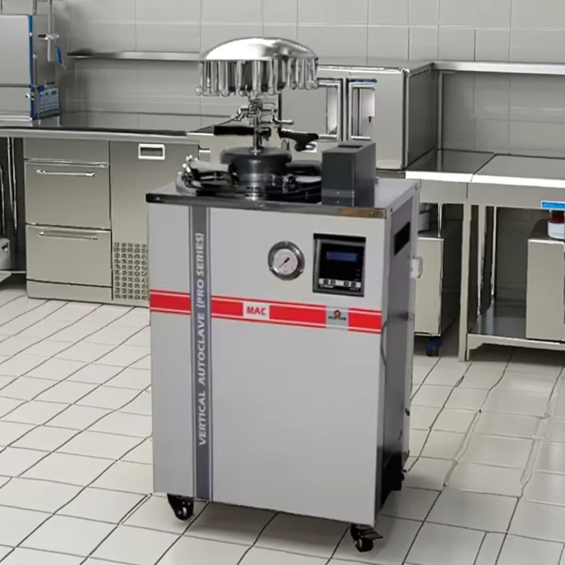 

Autoclave Machine Fully Automatic Stainless Steel Sterilizer with Digital Display High Pressure Vertical Design