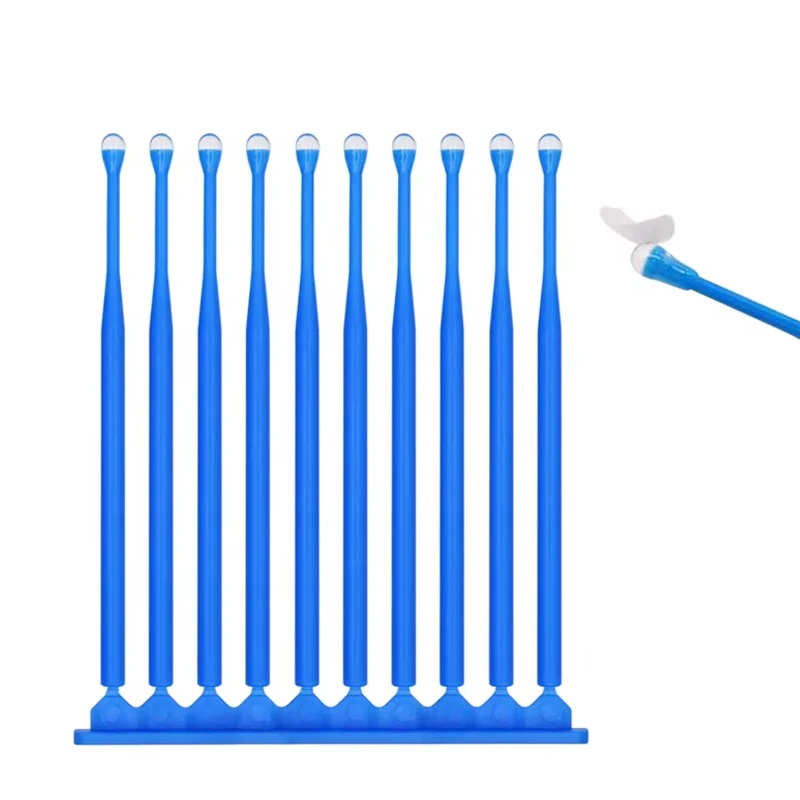 10pcs Dental Applicator Brush Sticks Adhesive Tip For Tooth Crown Porcelain Veneer Dentist ﻿