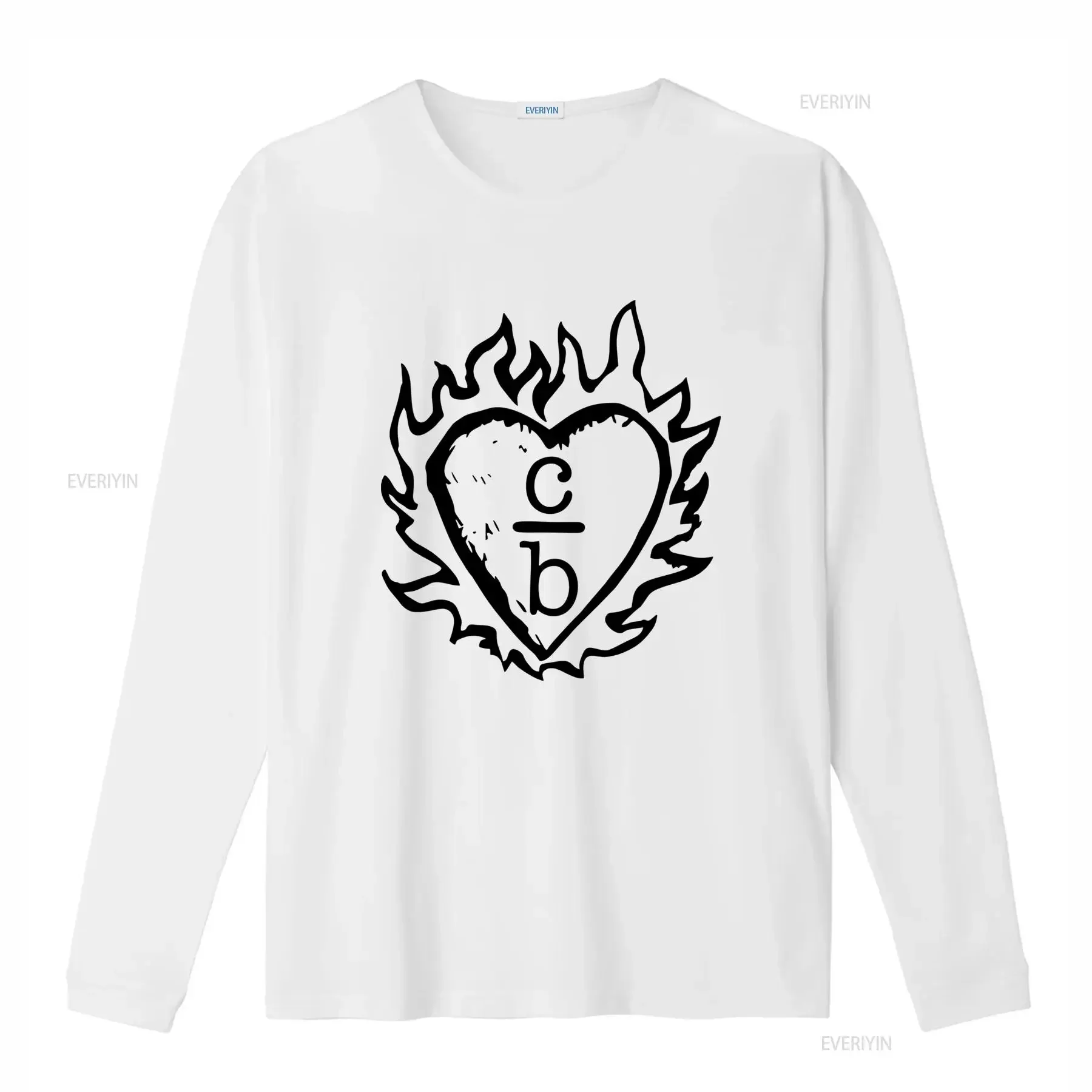 One Tree Hill Clothes over Bros Flame Heart T Shirt OTH Fan Convention Brooke Davis vintage Washed streetwear homme Stretched