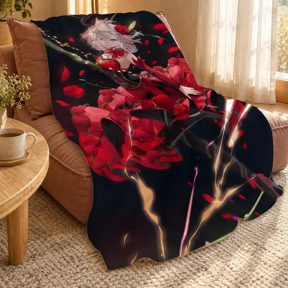 Takt Op. Destiny Throw Double Sided Flannel Throw Blanket Soft Travel Camping Sofa Bed Home