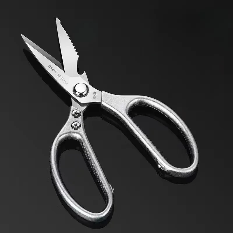 1Pcs Sharp Kitchenware Suitable for Chicken/Vegetables/Barbecue/Meat/Fish Handling Multifunctional Kitchen Scissors