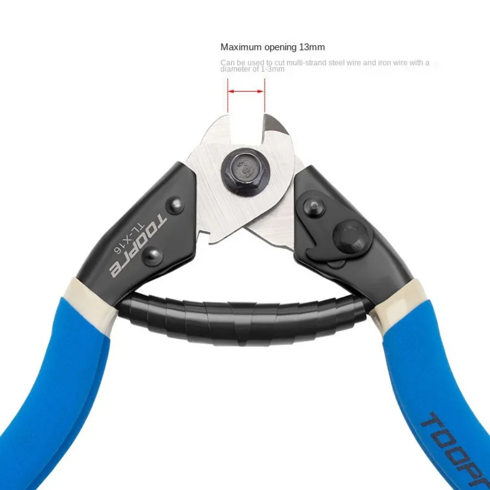 New durable Alloy  Steel Mountain Bike Line Pliers Blue Cycling Multi Functional Pliers Multifunctional Bicycle Cutting Pliers