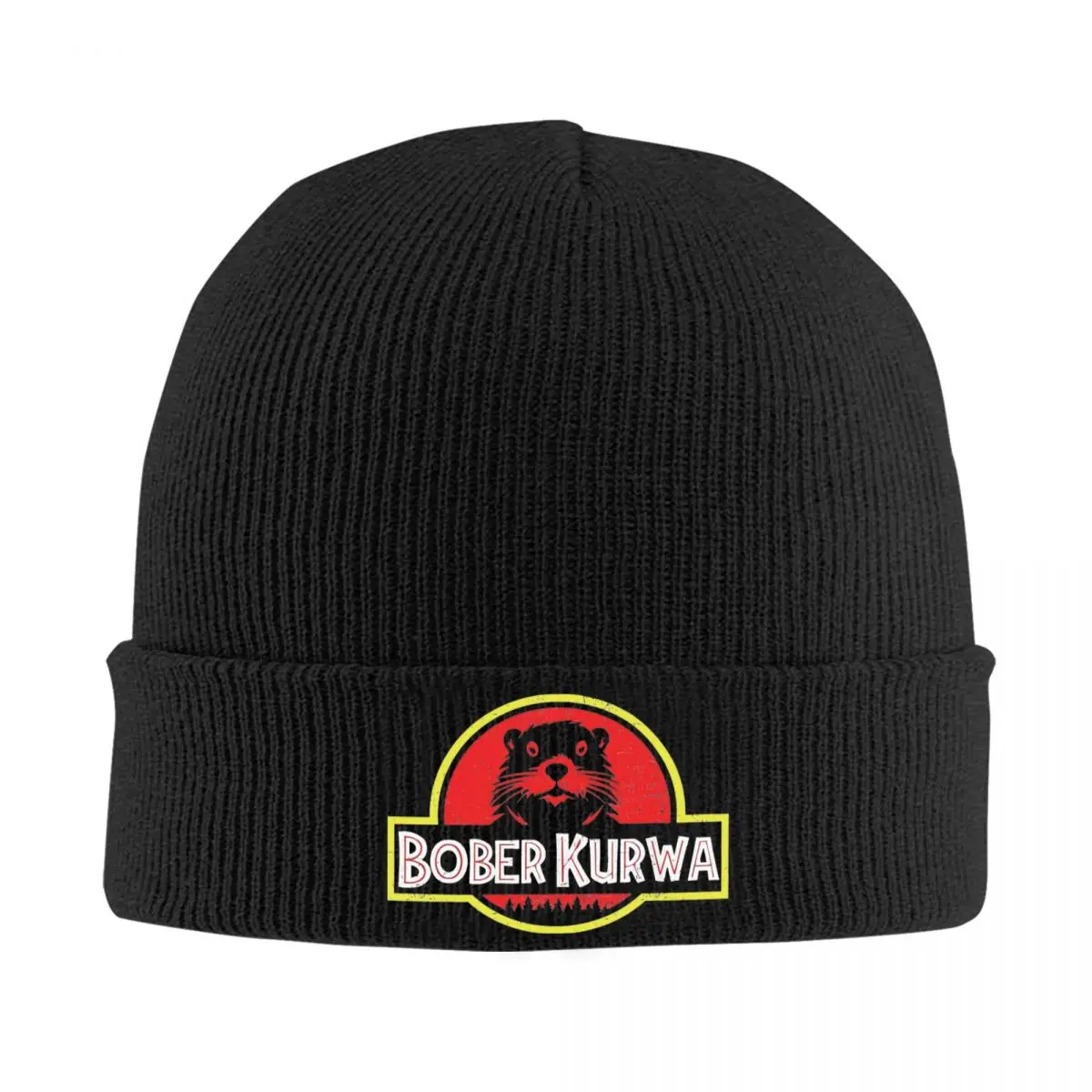 Bobr Bober Kurwa Beaver Boberek Knitted Hat Beanie Winter Hats Warm Hip-hop Cap Men Women