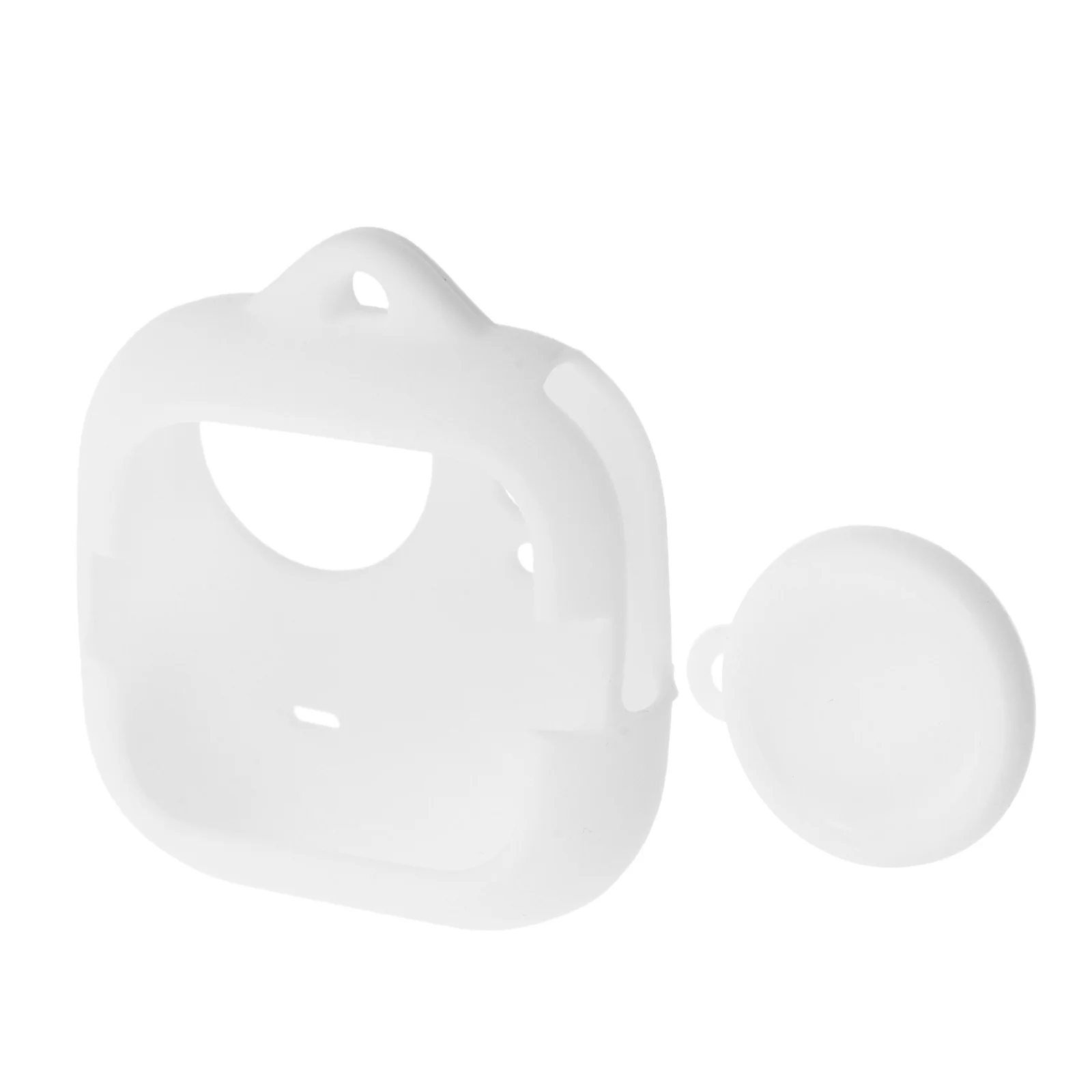 

Silicone Protective Case White Shockproof Soft Anti-Drop Cover for Action Camera Outdoor Travel Camera Protector