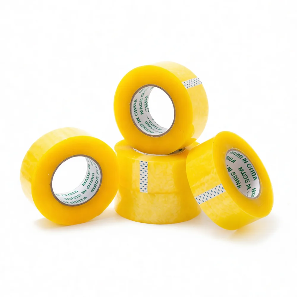 Strong Adhesive Transparent Shipping Tape Heavy Duty Packaging Adhesive Sealing Tape For Office Express Delivery Carton Packing