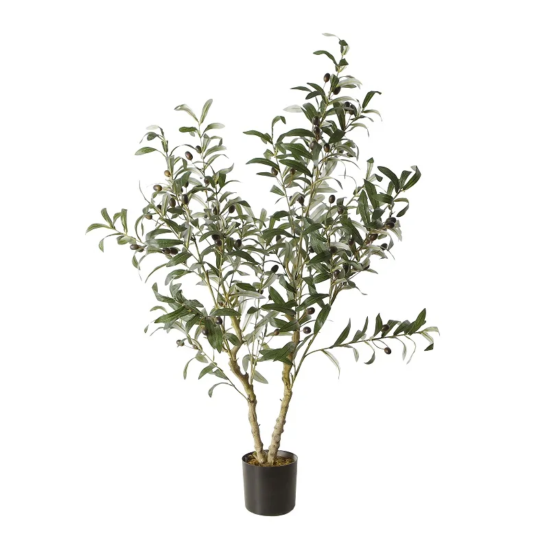 Artificial Plant Olive Tree Artificial Tree Plastic Plants Fake Tree Olive Leaf Tree Home Decor 100cm