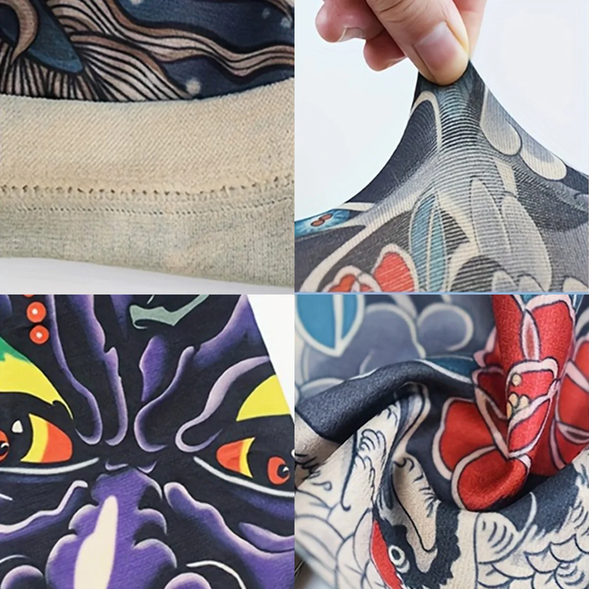 15”, Zufällige, zufällige Fake-Tattoo-Blumen-Arm-Druck, abstraktes Muster, Eis-Ärmel, die nicht brechen, links und rechts, modisch, hochwertig, 8 % Elastan, für Männer und Frauen, Erwachsene, Outdoor, universelle, coole Ärmel, zufelmütze, zufelmütze, Frühling und Sommer, leicht und Sommer, leicht und atmungsaktiv, leicht und atmungsaktiv, leicht und atmungsaktiv