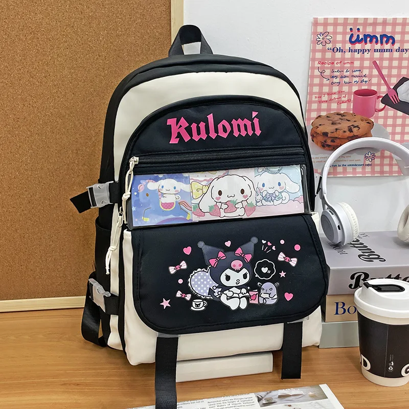 Sanrio pudding dog cartoon anime backpack cute popular Kulomie backpack schoolboy card decoration bag