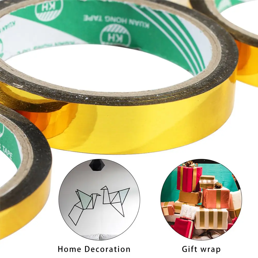 Adhesive Decoration DIY Reflective Golden Tape Tape Laser