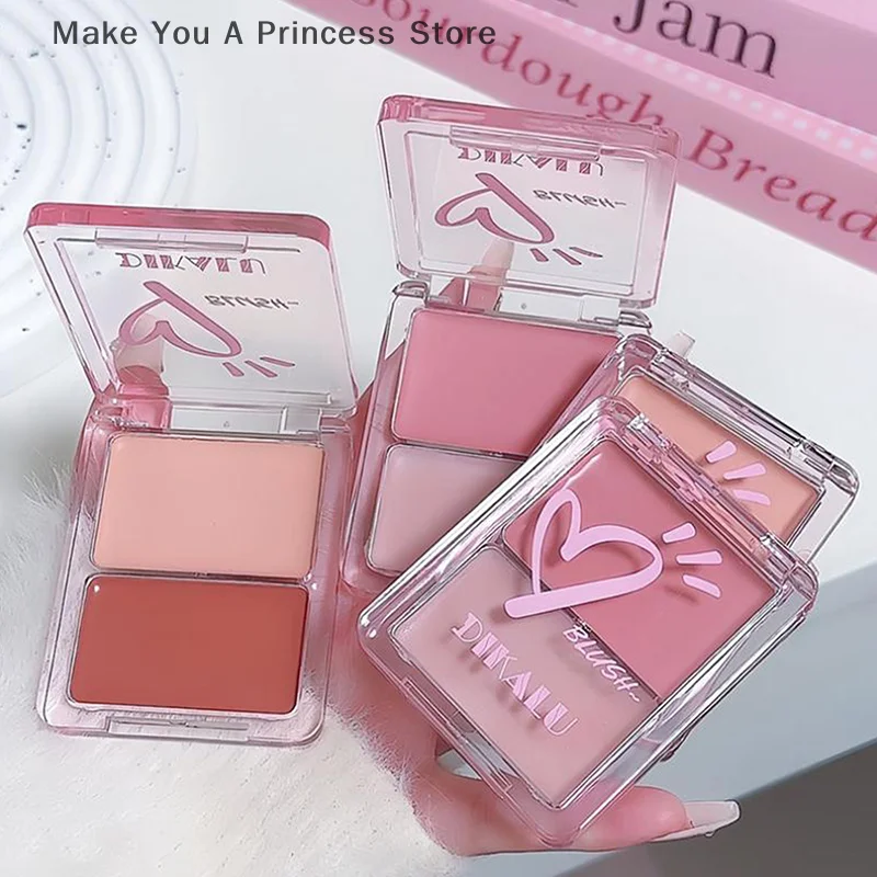 【HBA】DIKALU eau légère Blush crème longue durée imperméable joue teinte visage contour maquillage lait thé couleur hydratant