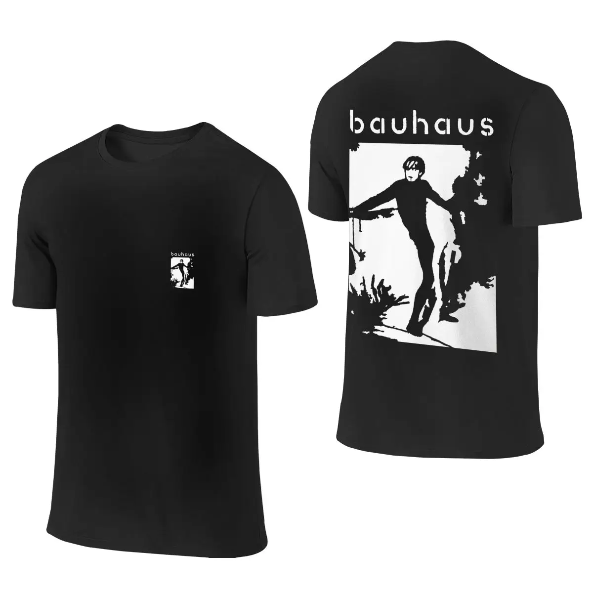 

Bauhaus Bela Lugosi Men's Short Sleeve T-shirt Round Neck 100% Cotton T shirt S-6XL