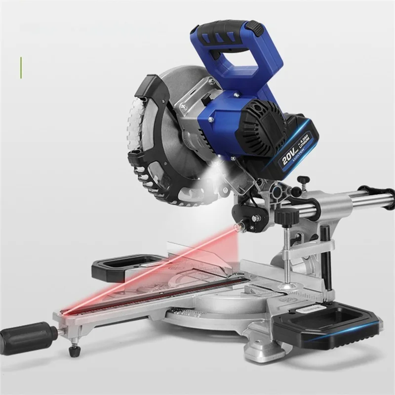브러시리스 리튬 배터리 절단기 알루미늄 기계 절단 알루미늄 합금 프로파일 목공 마이터 테이블 쏘