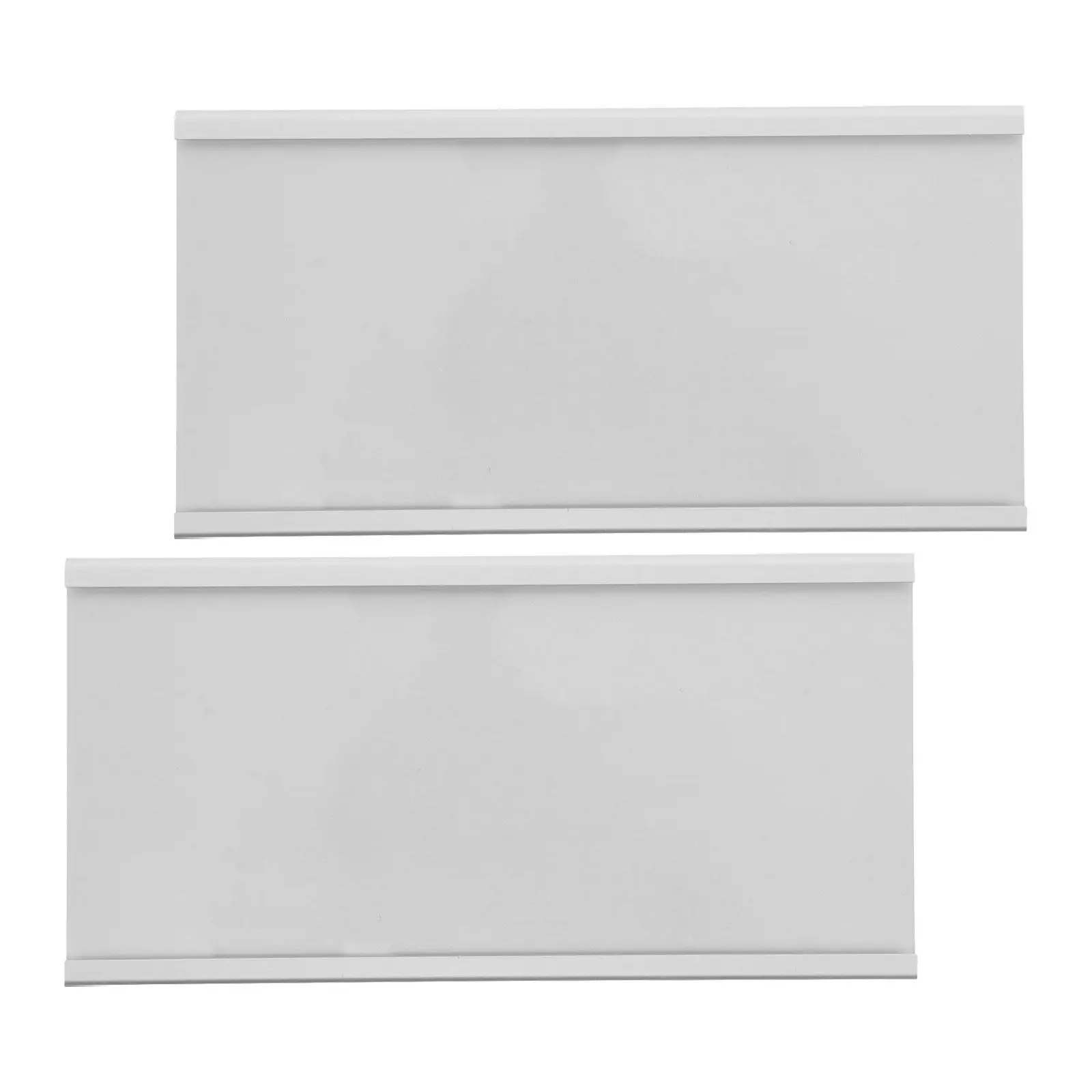 

2 шт. алюминиевых держателей для табличек с именами, самоклеящиеся, для подвешивания на стол, металлические настольные держатели для именных табличек для офиса