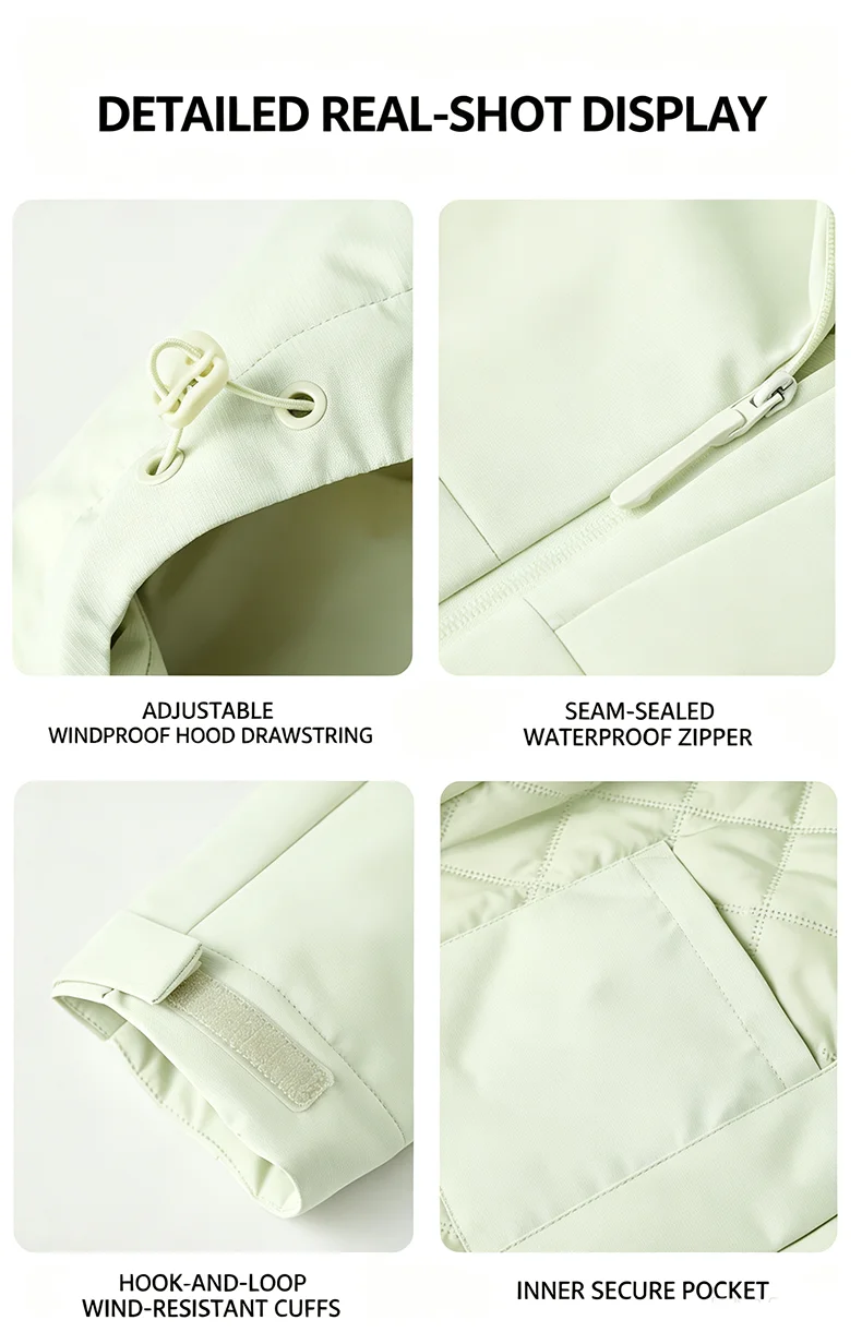 LNGXO Skianzug Herren Winter Thermisch Wasserdicht Winddicht Snowboardjacke Ski Klettern Wandern Baumwollgefütterte Snowboardbekleidung – Detail 21