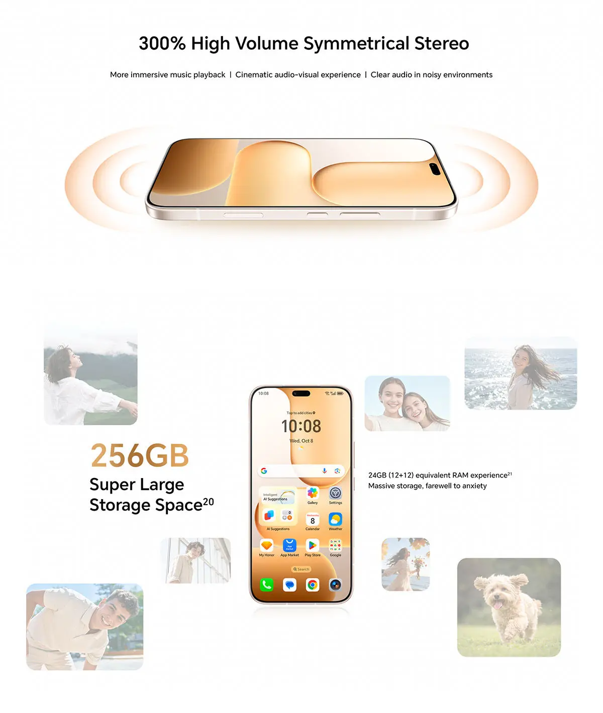 HONOR 600 Lite Global Version 5G Smartphone Dimensity 7100 Elite Camera 6520mAh 45W Supercharge 6.6" 120HZ AMOLED Display NFC