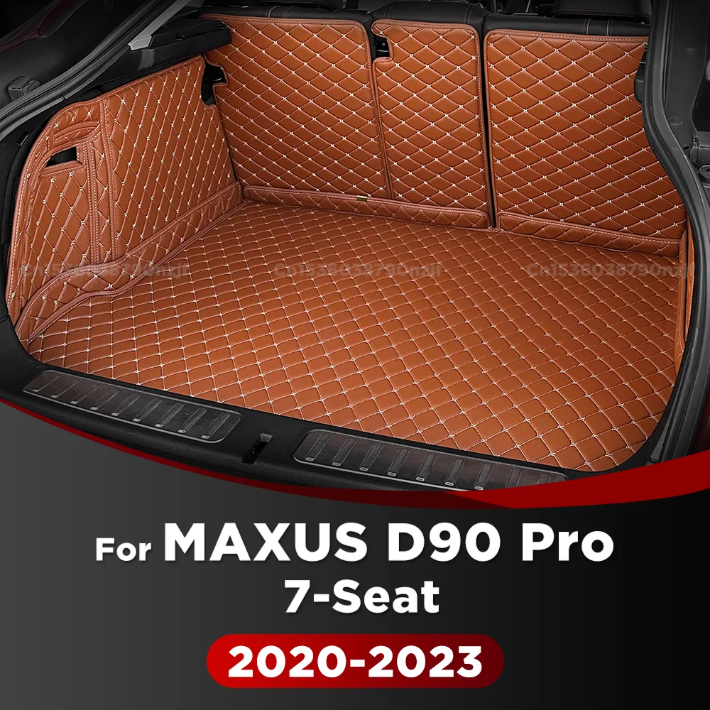 For MAXUS D90 Pro 7-Seat 2020 2022 2023 Auto Full Coverage Trunk Mat Car Cover Pad Cargo Liner Interior Accessories