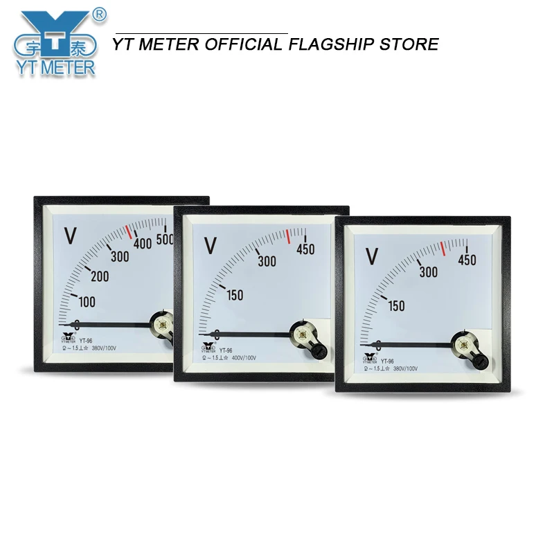 CP96 secondary AC voltmeter 400V/100V 380V/100V 450V500V Voltage transformer yt96