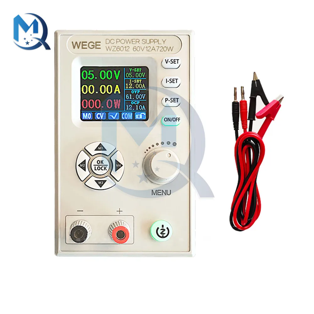 WZ6012 alimentatore DC digitale controllato ad alta potenza regolabile LCD modulo Buck Step-Down versione di comunicazione 60V 12A