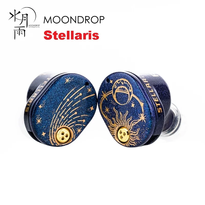 

MoonDrop STELLARIS In-Ear Earphone 14.5mm Planar Driver HIFI Earbuds with 0.78 2Pin cable ear tips