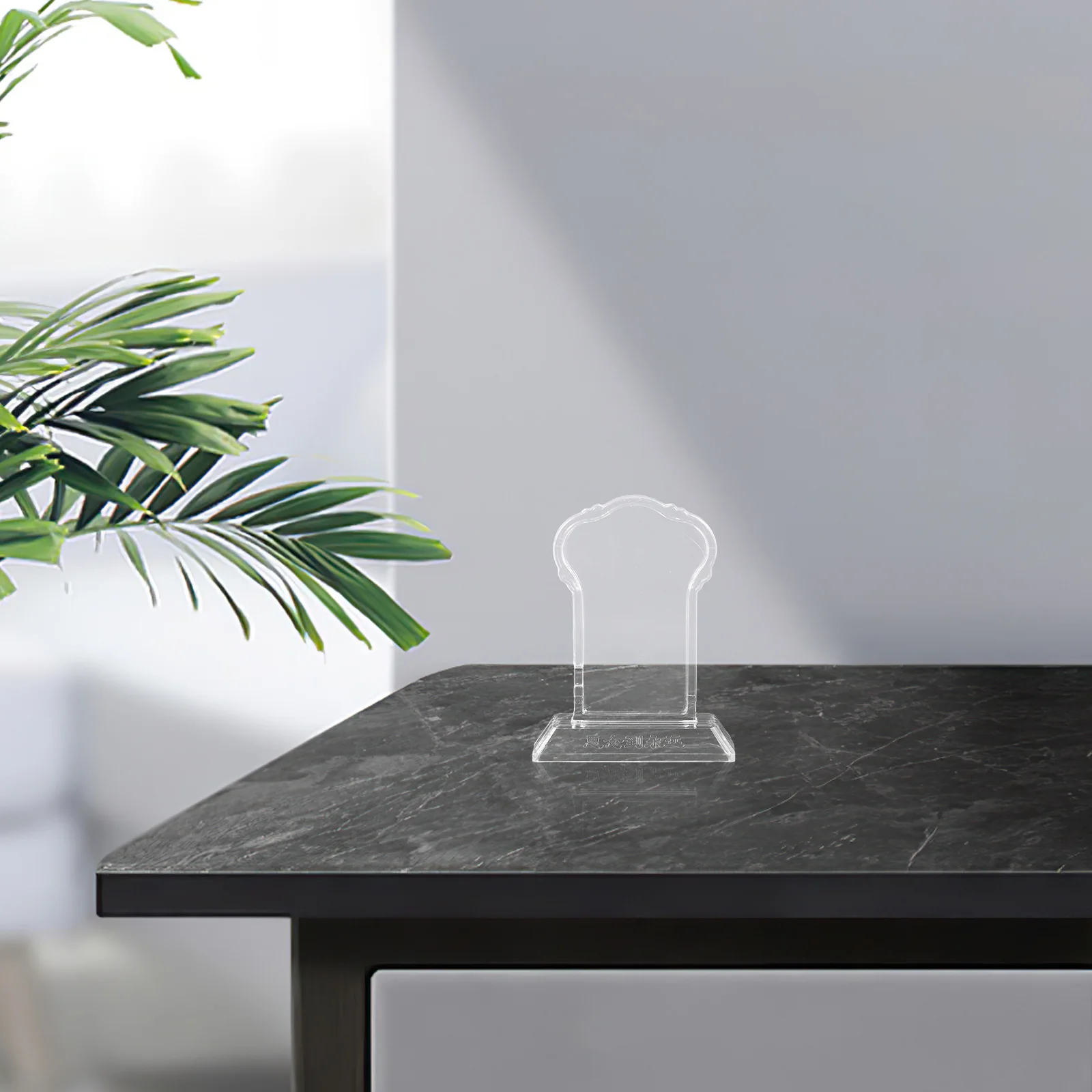 

Ancestral Memorial Plastic Tablet Weather-Resistant Plaque for Funeral Decorations Family Worship Memorial