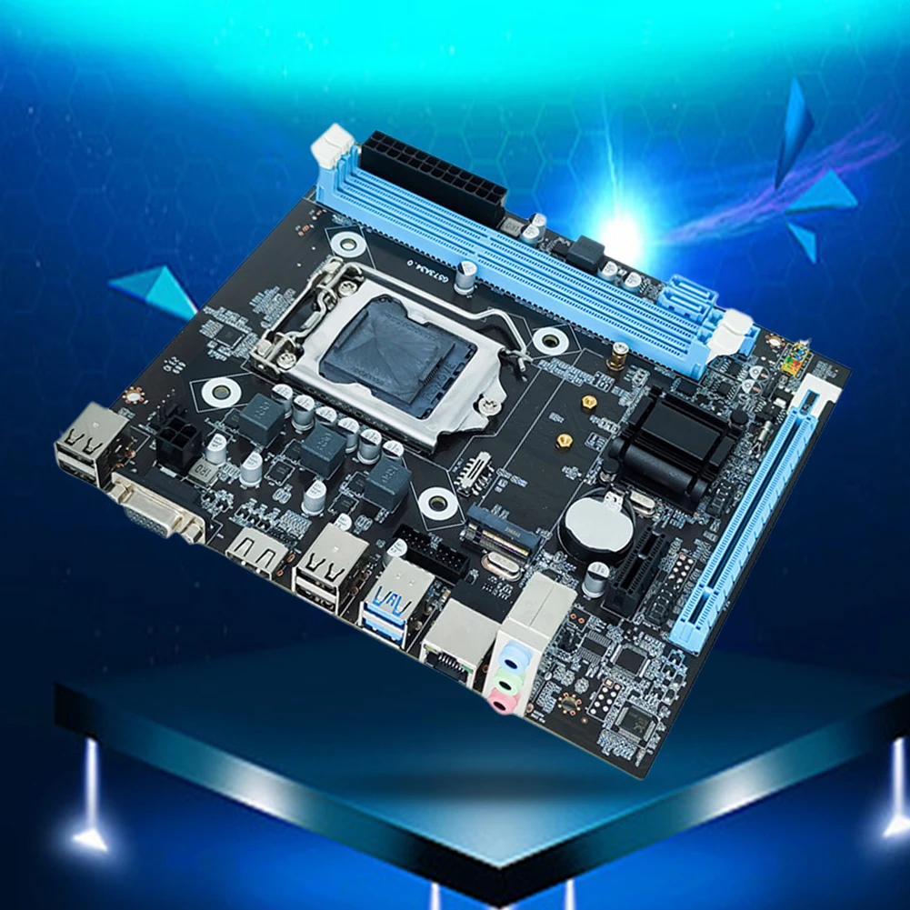 H81 Desktop Motherboard PCIE 16X DDR3 LGA1150 Processor Mainboard Support SATA 3.0 2.0 Micro-ATX  CPU Gaming Mainboard for PC