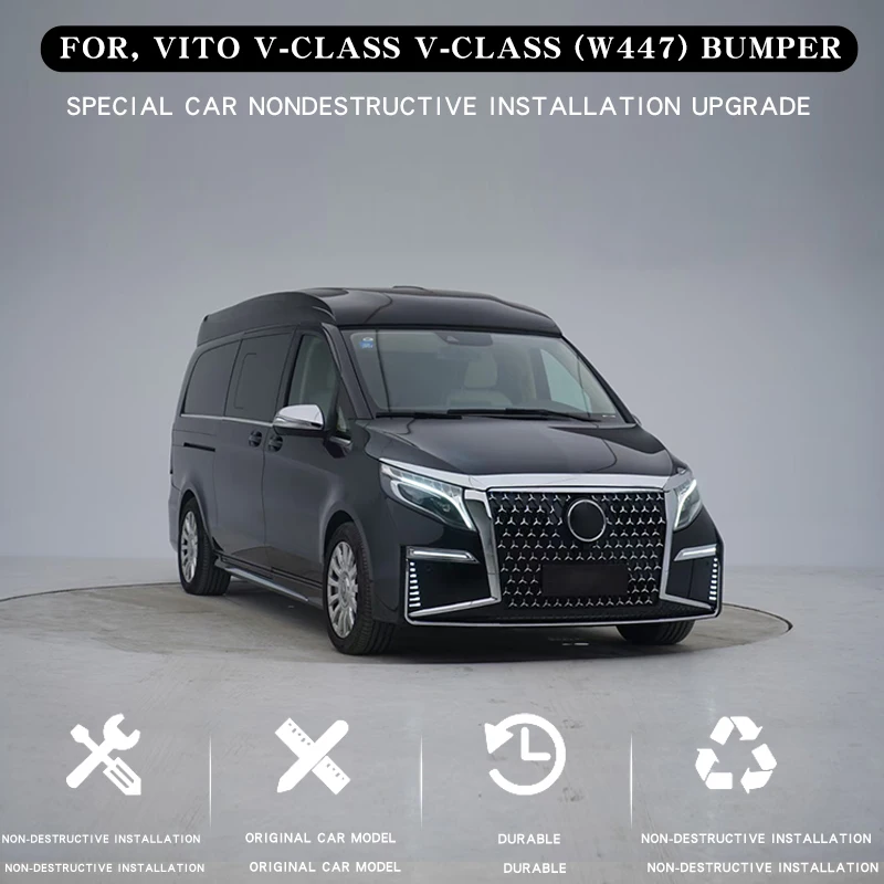 Top Quality Durable Auto Body Kit Set PP Material Car Body Kits for Mercedes Benz Vito Vclass W447 V250