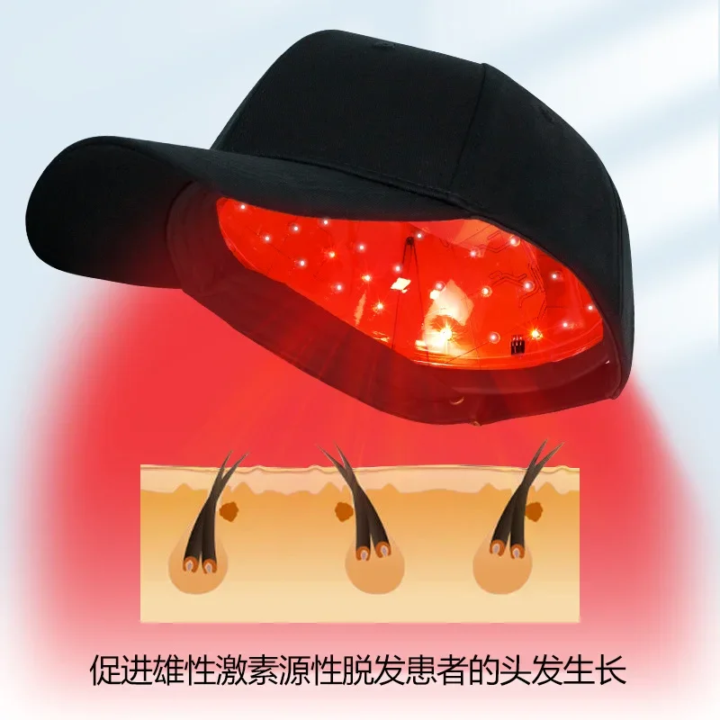 Red light 128 laser hair growth caps phototherapy hair growth and hair growth