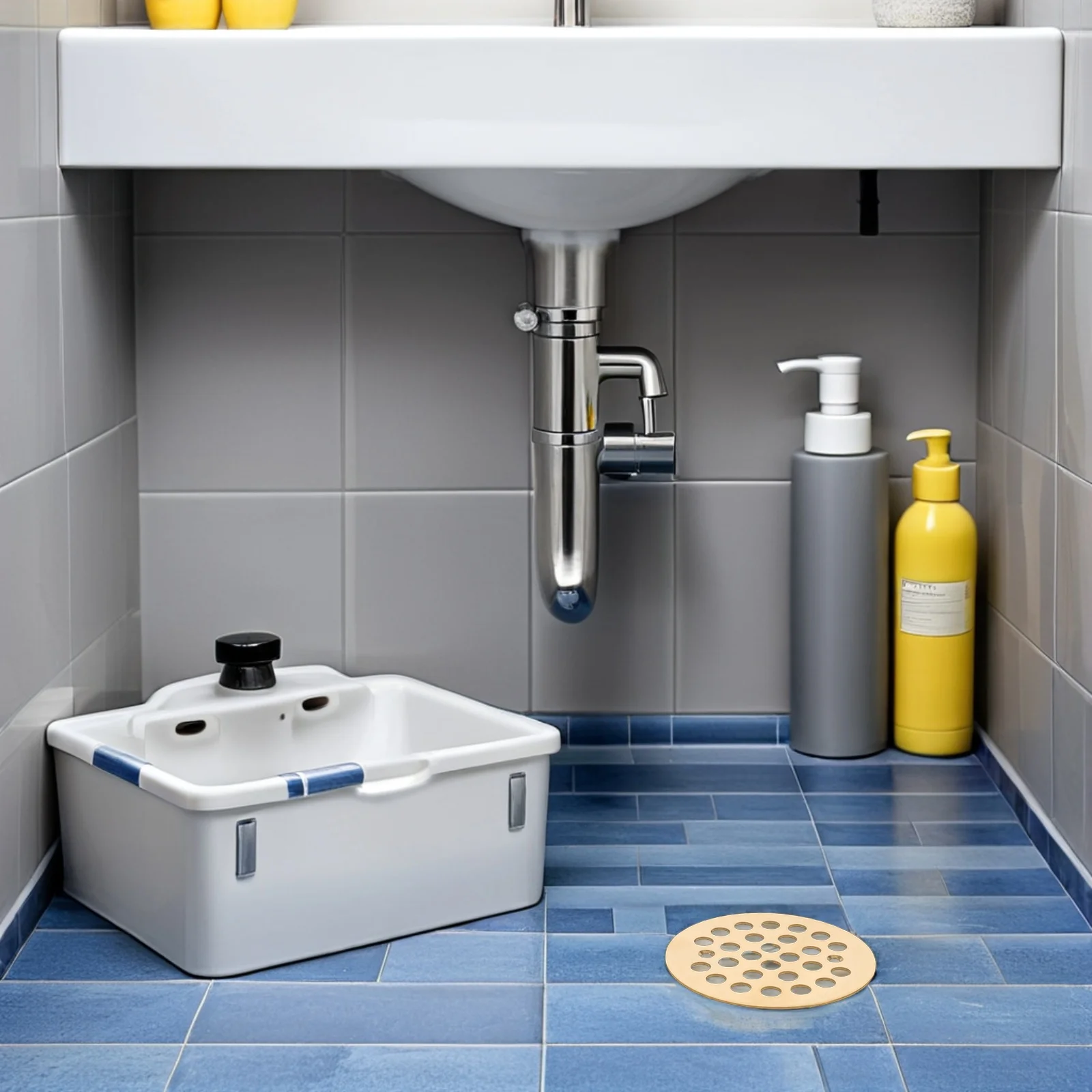 

Stainless Steel Floor Cover 4.21Inch Round Shower Drain Grate Anti-Blocking For Bathroom Kitchen Bathtub Balcony Garage