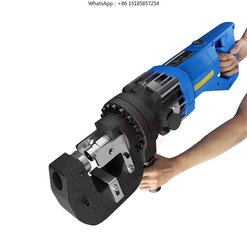 Multifunctional Electric Hydraulic Machine Portable Punching Machine C Type Steel  Beveled Angle Rounded Angle The Moveable 5cm