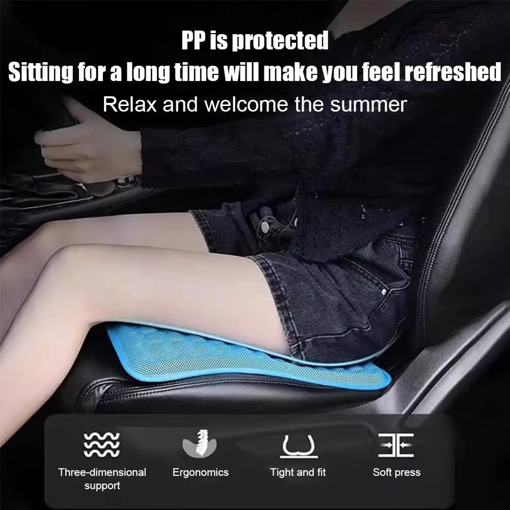

3D Breathable Car Seat Cover Honeycomb Coalgel Car Seat Cushion Summer Breathable Ventilated Auto Seat Pad For Truck Cars L8W8