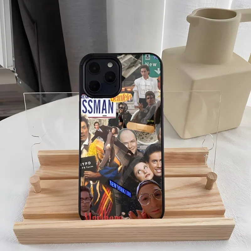 Kramer Seinfeld Friends Phone Case PC+TPU Case For IPhone 15 14 11 12 15 13 Pro Max 8 7 6 Plus X SE XR Hard Shell Fundas