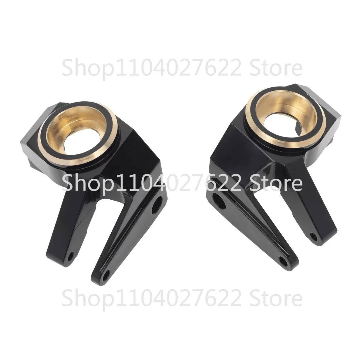 For AXIAL 1/6 SCX6  JLU 4WD Brass C-seat Steering Cup Black Gold Enlarged Bearing Upgrades Parts Accessories